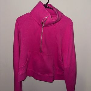Lululemon scuba hoodie pink M/L